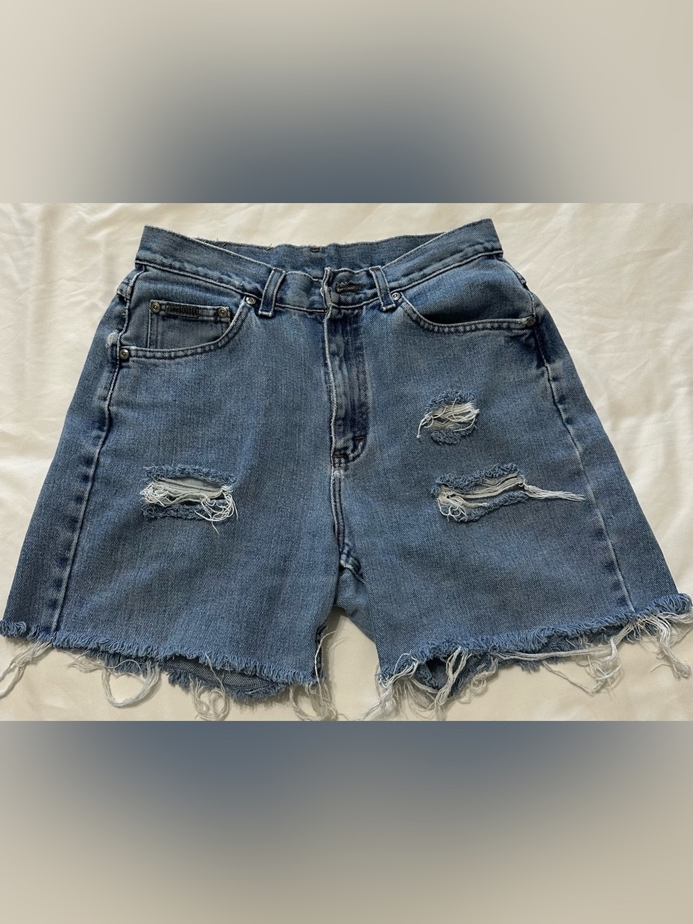 Riveted Lee Vintage Womens Jean Shorts size 28